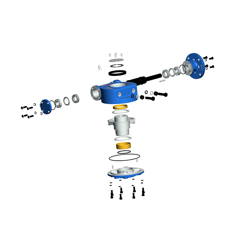 SG Part-Turn Gearbox With Electric Actuator