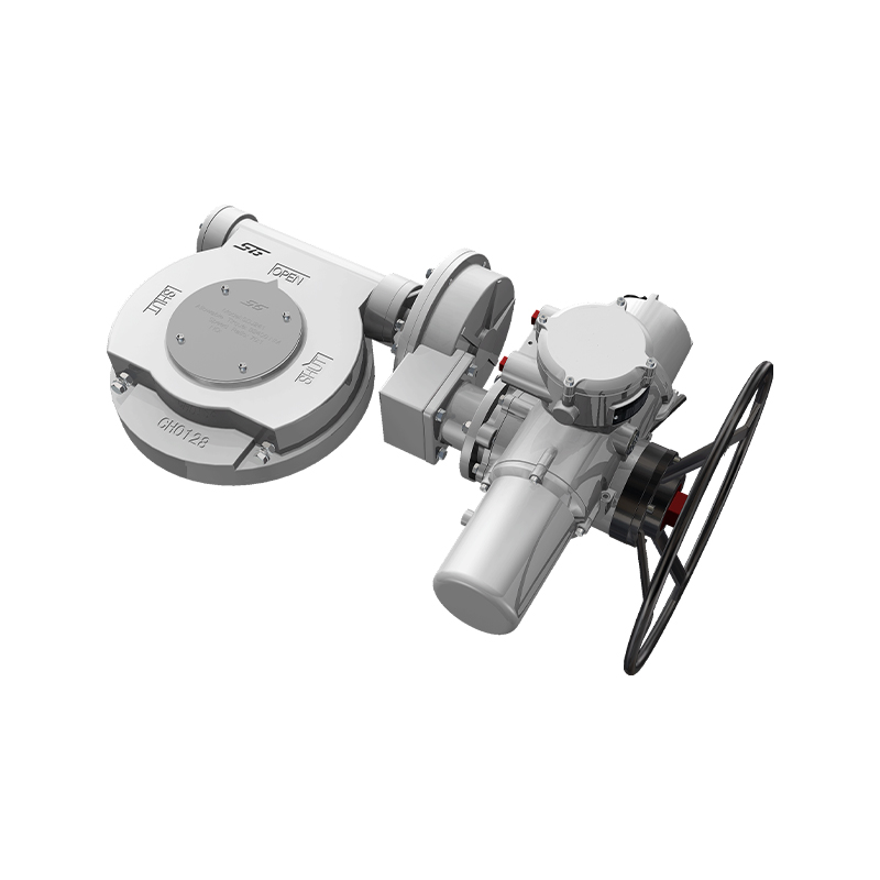 SG Part-Turn Gearbox With Electric Actuator