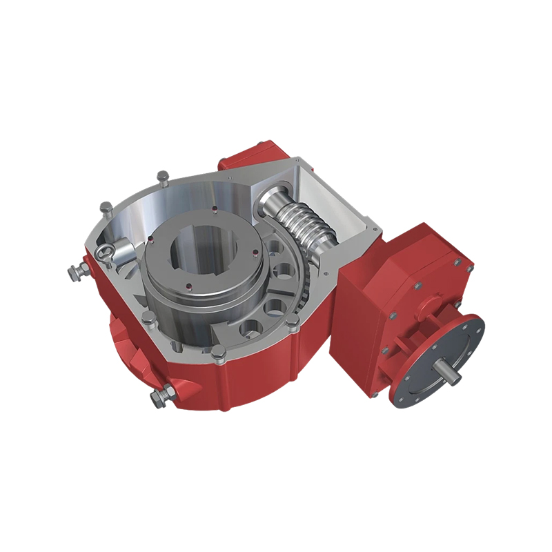 SG Part-Turn Gearbox With Electric Actuator